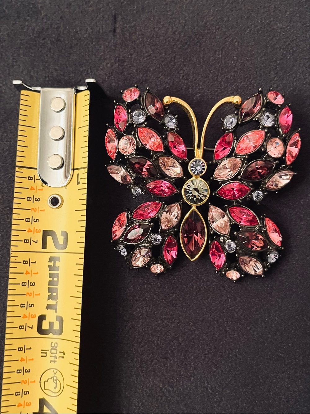 #175 Joan Rivers Classics Collection Spring Butterfly Brooch - Picture 4 of 4